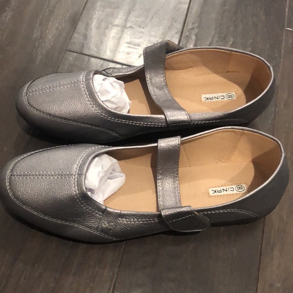 Shoes - Silver Flats